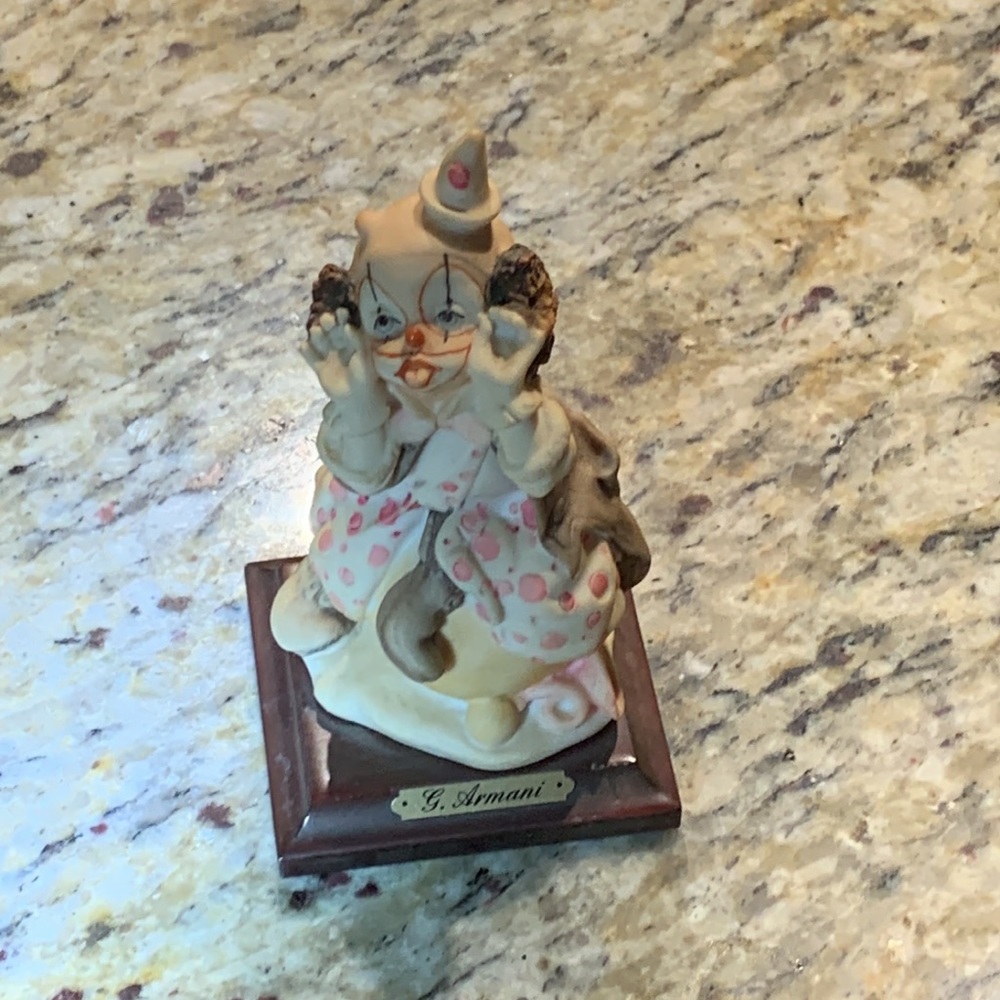 G. Armani capodimonte Florence figurine little treasures clown 1987 vintage